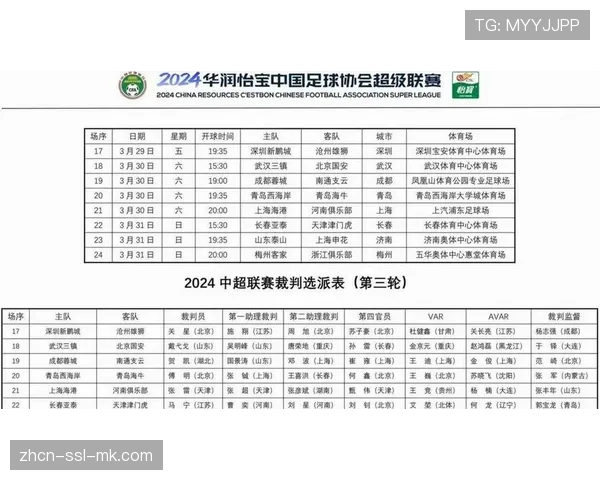 裁判任命公布，曾执法多场高控球率比赛的主裁将吹罚本次焦点战